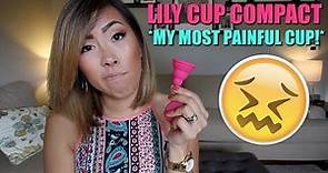 I TRIED THE LILY CUP COMPACT *WARNING REAL BLOOD* | ITSJUSTKELLI