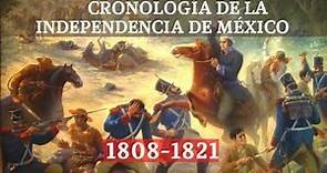Cronología de la independencia de México 1808-1821.