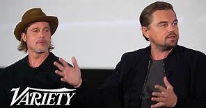Leonardo DiCaprio & Brad Pitt Talk 'Once Upon a Time in Hollywood' | Presented by Vudu