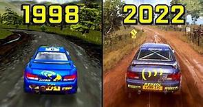 Evolution of Colin McRae DiRT 1998-2022