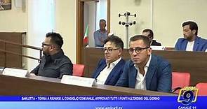 Barletta - Torna a riunirsi il Consiglio comunale, approvati tutti i punti all'ordine del giorno