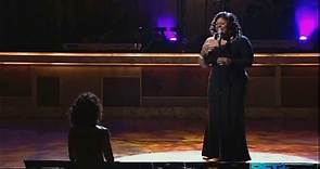 kim burell singing to Whitney Houston at BET honors