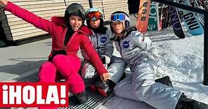 Elsa Pataky presume de los saltos con voltereta que dan sus hijos en la nieve, ¡increíble!