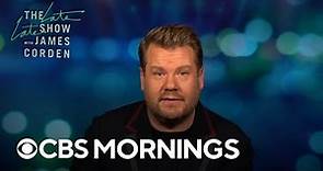 "The Late Late Show" host James Corden on staying healthy, losing 28 pounds and New Year goals