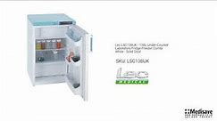 Lec LSC138UK 138L Under Counter Laboratory Fridge Freezer Combi White Solid Door LSC138UK