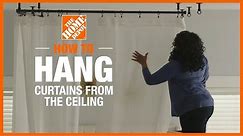 Hanging Curtains from the Ceiling
