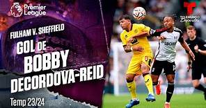 Gol de Bobby Decordova-Reid. Fulham vs. Sheffield 1-0 | Premier League | Telemundo Deportes