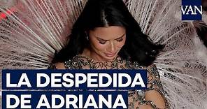 Adriana Lima se emociona en su último desfile de Victoria's Secret