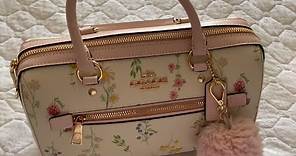 What’s in my Coach purse! What’s in my Rowan Wildflower Satchel bag
