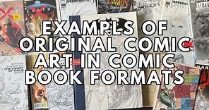 Examples of Original Comic Book Artwork in Comic Book Formats | Minnesota Comic Geek