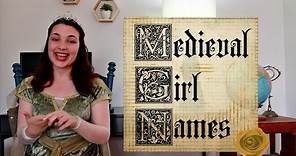 Medieval Girl Names