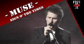 Muse - Sign O' The Times (Live on TV show TARATATA Oct. 2012)