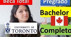 Estudiar carrera completa /pregrado en Toronto Canada gratis \ BECA Lester B. Pearson \