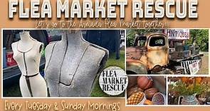 COME SHOP WITH ME AT THE ARMADA FLEA MARKET-FLEA MARKET FINDS-VISIT THE LAMBS TAIL IN ARMADA