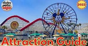 Disney's California Adventure ATTRACTION GUIDE - 2022 - All Rides + Shows - Disneyland Resort
