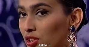 Câu trả lời vô cùng xuất sắc đã giúp Madhu Sapre - đại diện India, đạt được số điểm Interview cao nhất top 6 tại Miss Universe 1992! #missuniverse #madhusapre #india