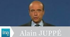 Alain Juppé " je souhaite bonne chance à la France" - Archive INA
