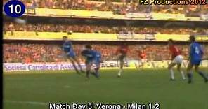 Ruud Gullit - 62 goals in Serie A (part 1/2): 1-35 (Milan 1987-1993)