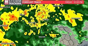 Atlanta, Georgia weather radar | Live stream with rains moving through