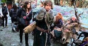 Martin Freeman at the set of The Hobbit
