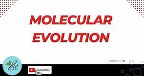 Molecular Evolution - What is molecular evolution? - Phylogenetics || Biology || Bioinformatics.