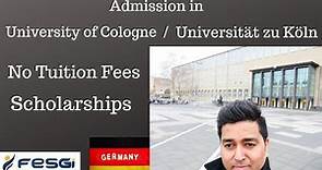 University of Cologne / Universität zu Köln ! Study Without Tuition Fees & Get Scholarship