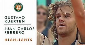 Gustavo Kuerten v Juan Carlos Ferrero Highlights - Men's Semifinal I Roland-Garros 2000