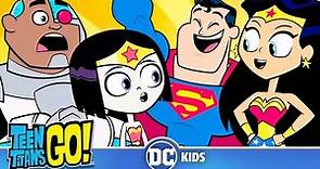 Teen Titans Go! | Wonder Woman & Justice League's BEST BITS! | @dckids