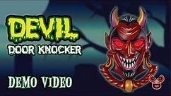 Devil Door Knocker — Spirit Halloween 2022 — Spooky Express
