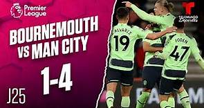 Highlights & Goals: Bournemouth vs. Man. City 1-4 | Premier League | Telemundo Deportes