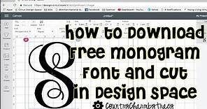 How To Download FREE Monogram Font, Install on Your MAC Computer and Use in Cricut Design Space