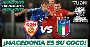 Macedonia del Norte vs Italia - HIGHLIGHTS | UEFA Qualifiers 2023 | TUDN