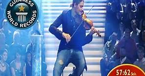 Fastest Violin Player - Guinness World Records