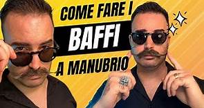 TUTORIAL: COME FARE I BAFFI A MANUBRIO E QUALE CERA USARE #tutorial #baffi #baffiamanubrio #cera