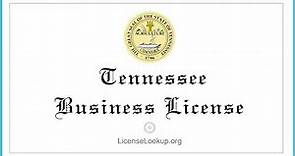 Tennessee Business License - What You need to get started #license #Tennessee