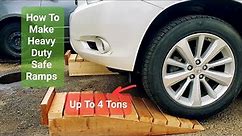 How To Make Heavy Duty Car Ramps At Home, Safe Easy And Reliable