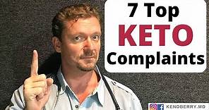 Top 7 KETO Diet COMPLAINTS (Beginners Must Watch) 2024