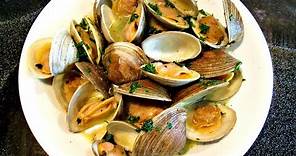 Steamed Clams - Cooking Live Littleneck Clams to perfection in 10 minutes - PoorMansGourmet