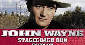 John Wayne in Stagecoach Run in Color!