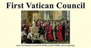 First Vatican Council