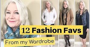 Fashion over 50 (12 Wardrobe Outfit Favorites & Style Tips, Mature Women over 50 )