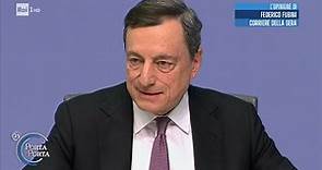 La visione economica di Mario Draghi - Porta a porta 03/02/2021