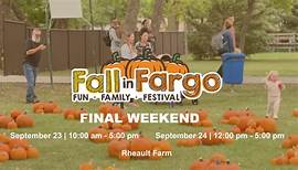 Final weekend for Fall in Fargo!... - Fargo Park District