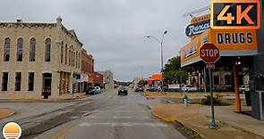 Stephenville, Texas. An UltraHD 4K Driving Tour.