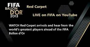 REPLAY: Red Carpet at FIFA Ballon d'Or 2013