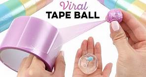 How to make viral TAPE BALLS! #asmr #diy #nanotape