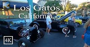 Walking in Downtown Los Gatos - California - USA - 4K Video 😀