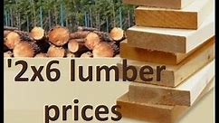 '2x6 lumber prices, '4x4 lumber prices