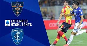 Lecce vs. Empoli: Extended Highlights | Serie A | CBS Sports Golazo