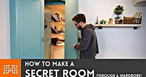 How to Make a Secret Room (Through a Wardrobe) | I Like To Make Stuff